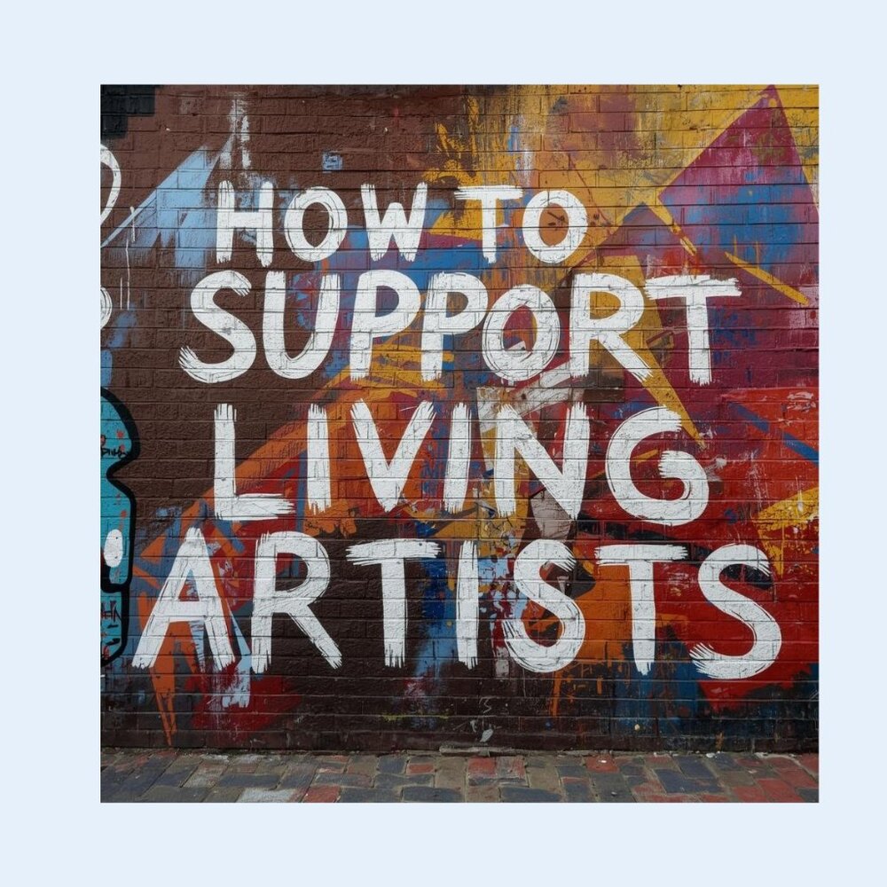Cost Free Ways to Support Living Artists: Click to Read More